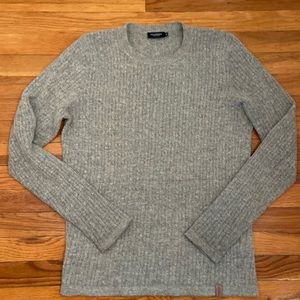 HOLEBROOK women’s grey crew neck sweater.